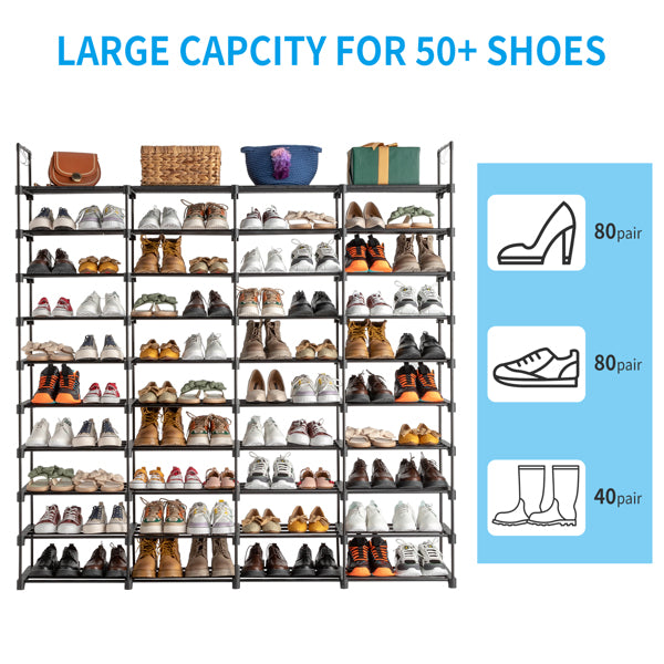 10-Tier Shoe Rack