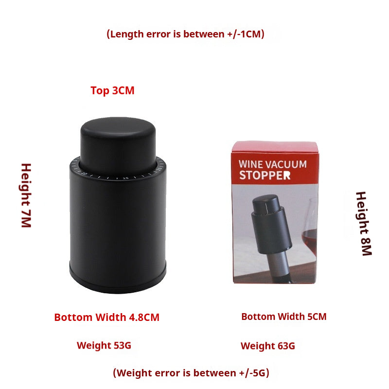 Vacuum Press Wine Stopper