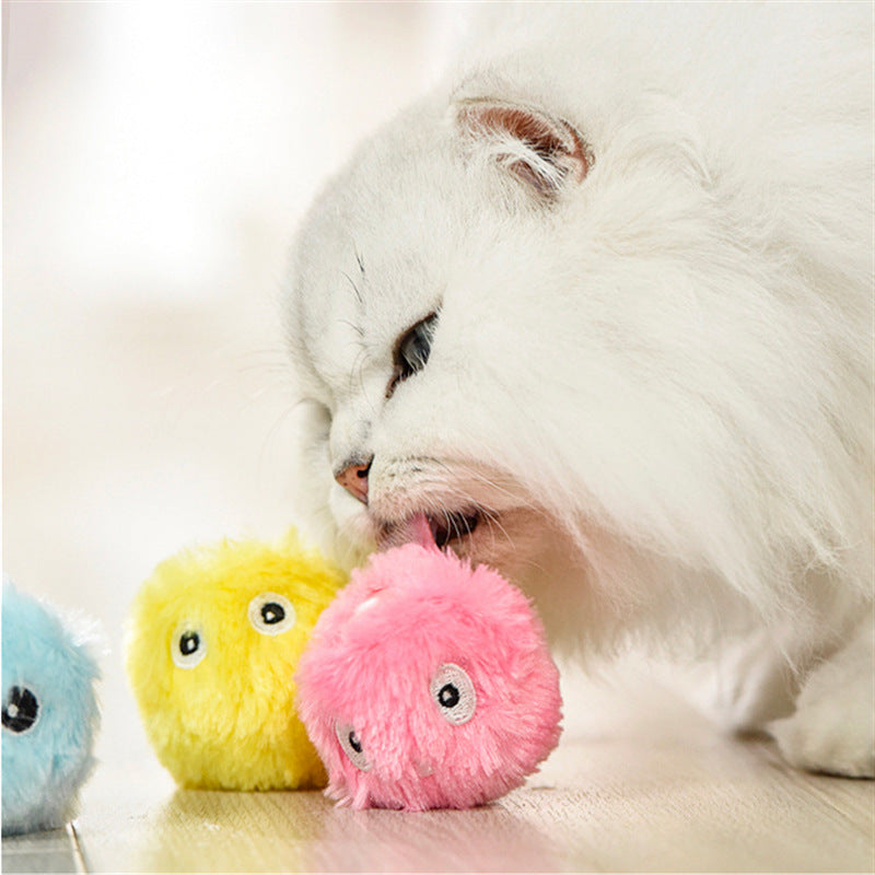 Glowing Plush Cat Ball