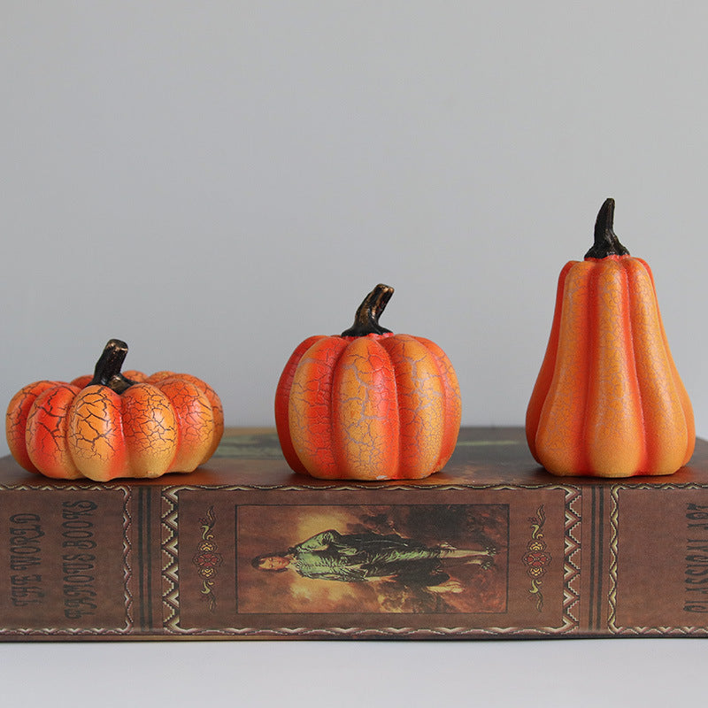 Glowing Resin Pumpkin Lights