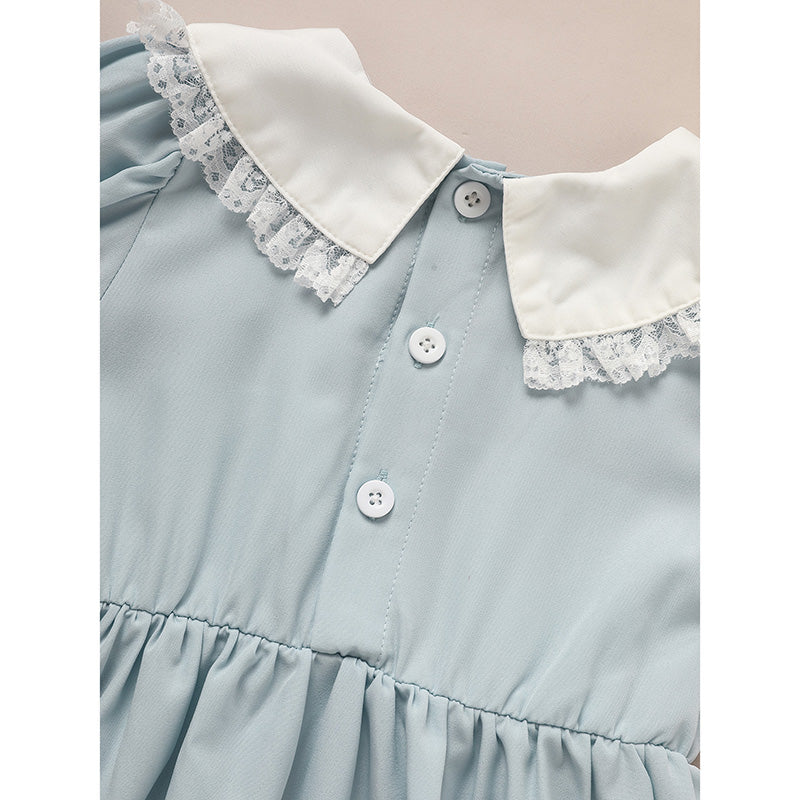 Toddler Smocked Puff-Sleeve Dress