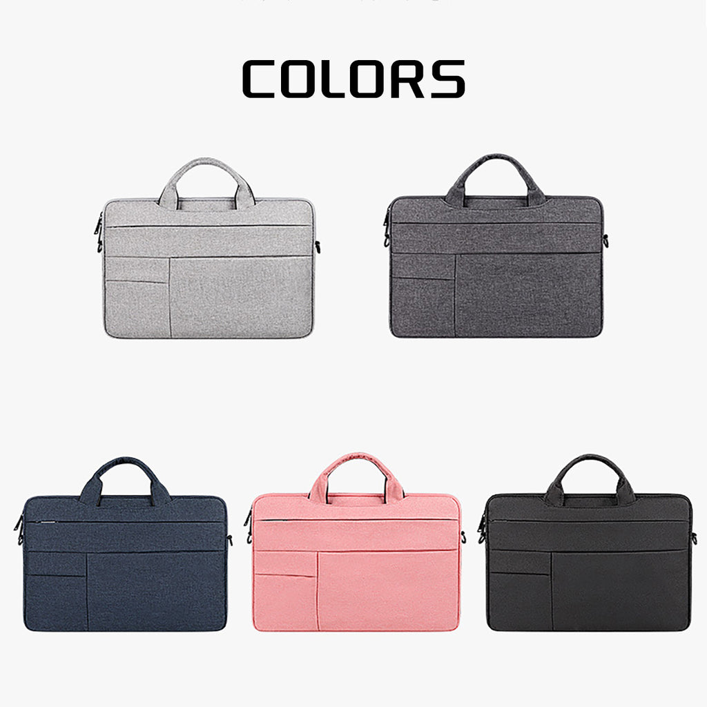Slim Laptop Briefcase with Shoulder Strap