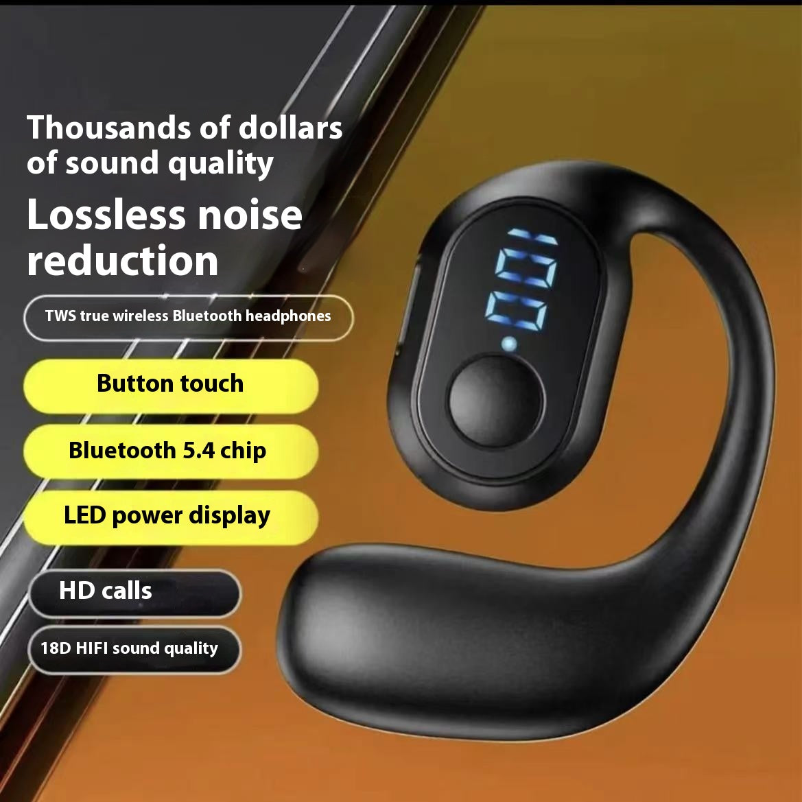 Single-Ear Bluetooth Business Headset
