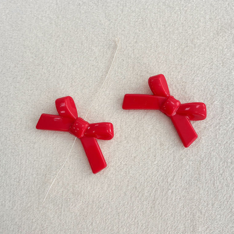 Acrylic Bow Spacer Beads