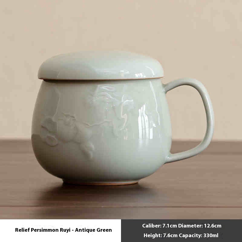 Porcelain Tea Infuser Mug