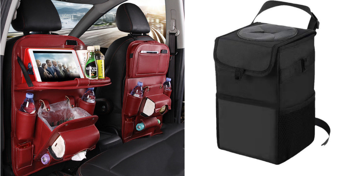 Faux Leather Seat-Back Car Organizer