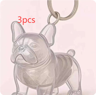 Dog Breed Fuzzy Keychain