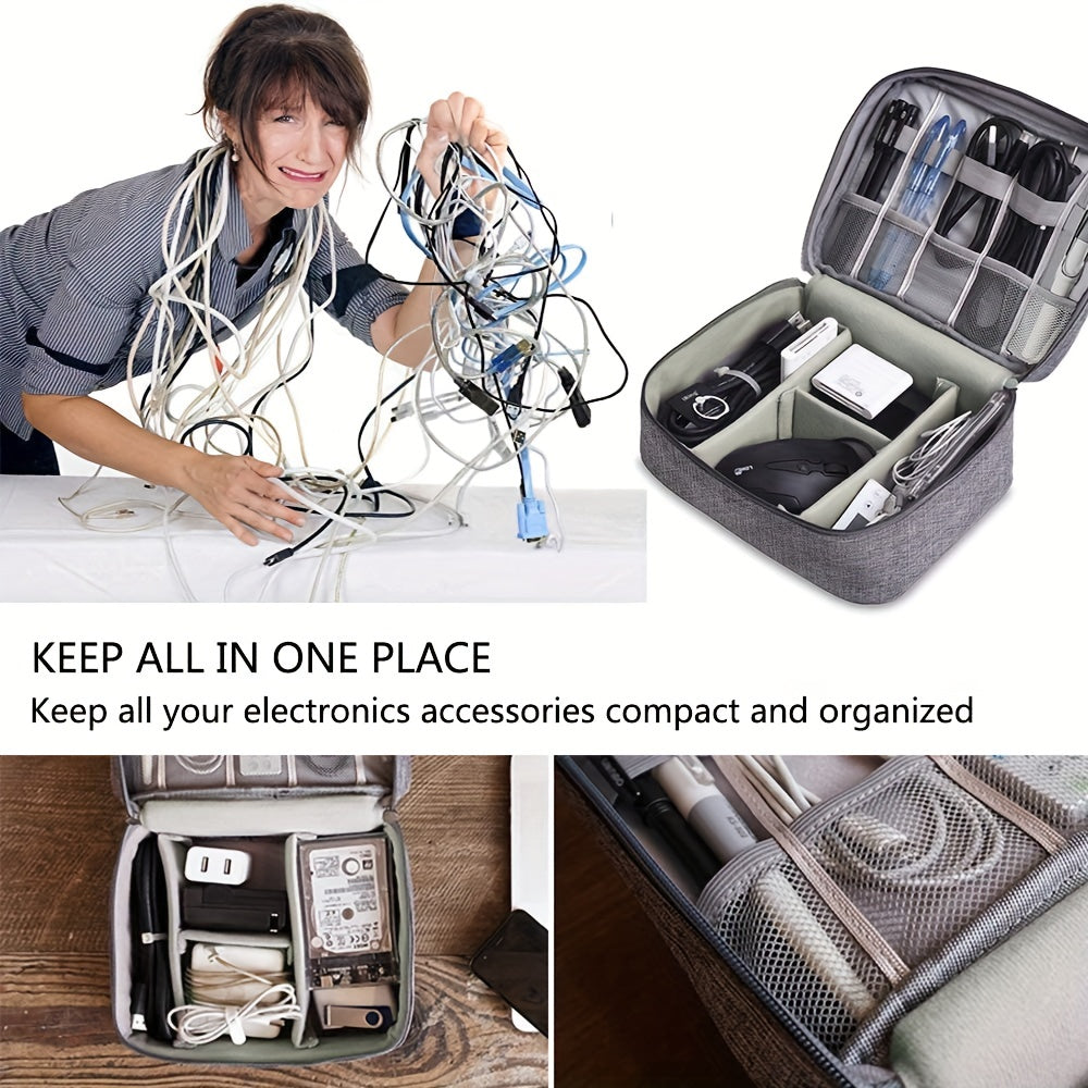 Travel Electronics Organizer Bag