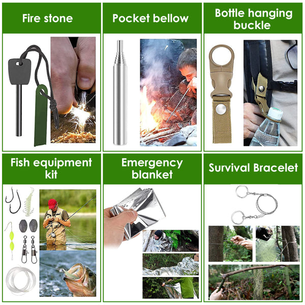 47-in-1 Survival Kit Backpack