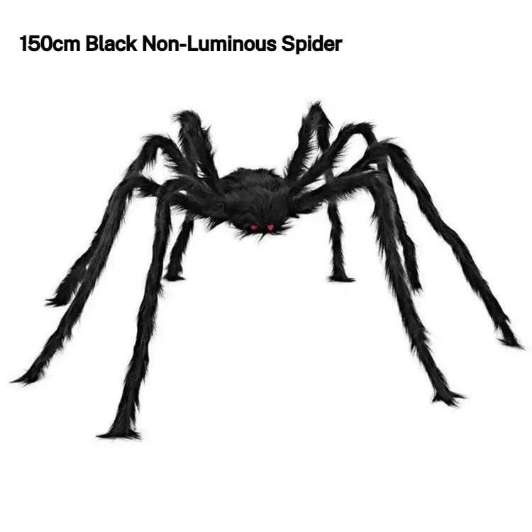 Giant Spider Web with Plush Spider