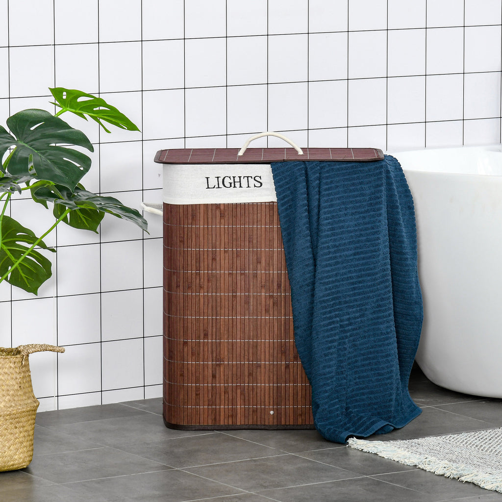 Bamboo Laundry Hamper with Lid