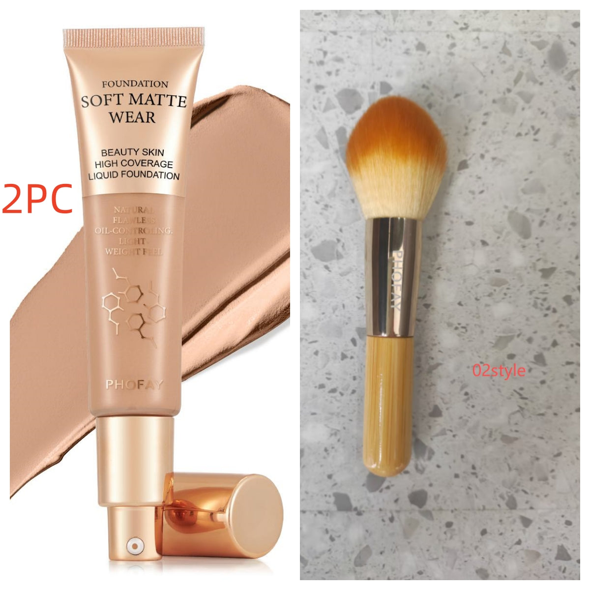 Full-Coverage Liquid Foundation