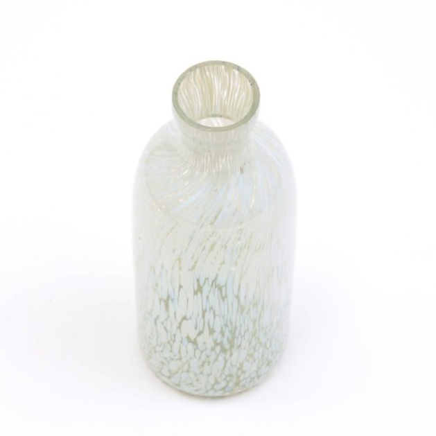 Speckled Glass Bottle Vase