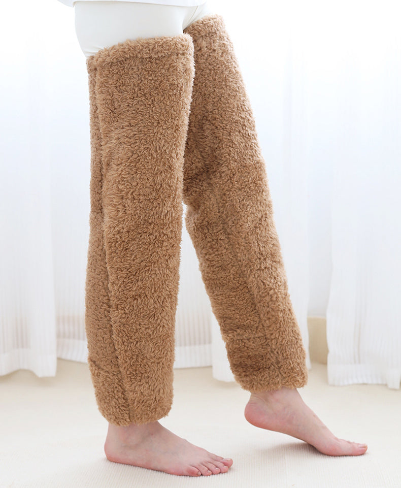 Fuzzy Over-the-Knee Socks