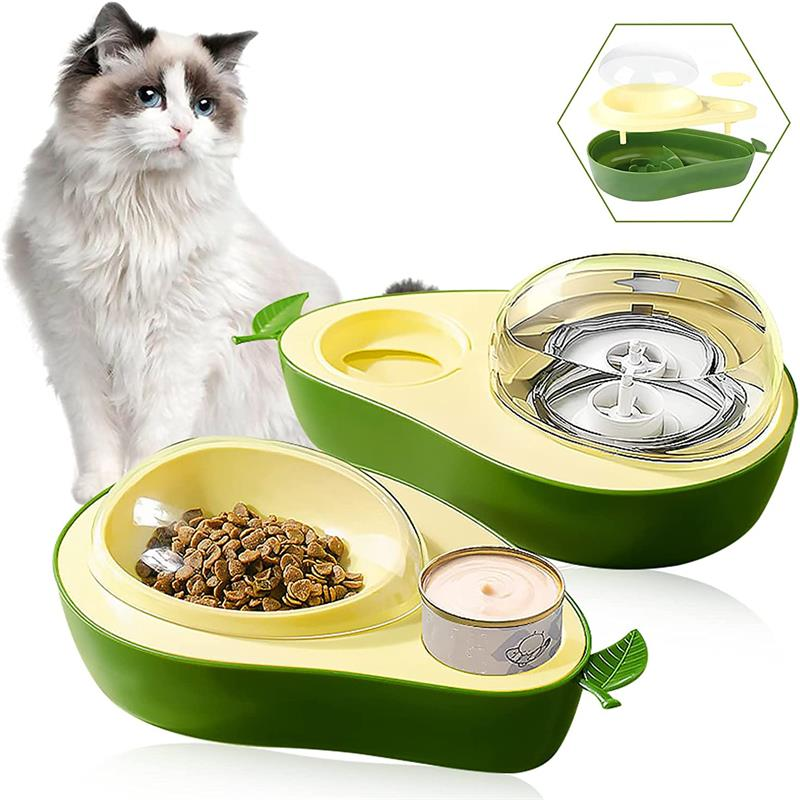 Avocado Pet Feeder Set