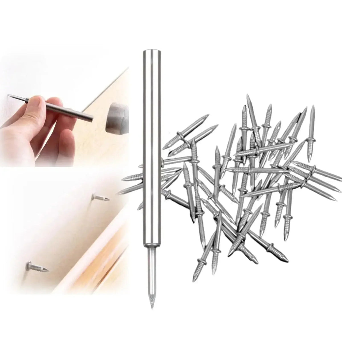 No-Drill Seamless Wall Nails