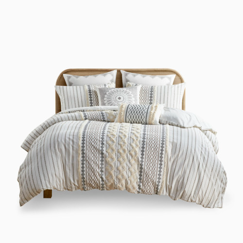 Cotton Chenille Duvet Cover Set (Full/Queen)