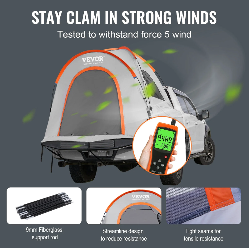 Pickup Truck Bed Tent (5.5–6 ft)