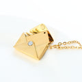 Secret Message Envelope Necklace