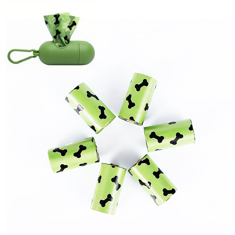 Dog Waste Bags with Dispenser
