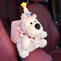 Plush Puppy Car Trash Bin