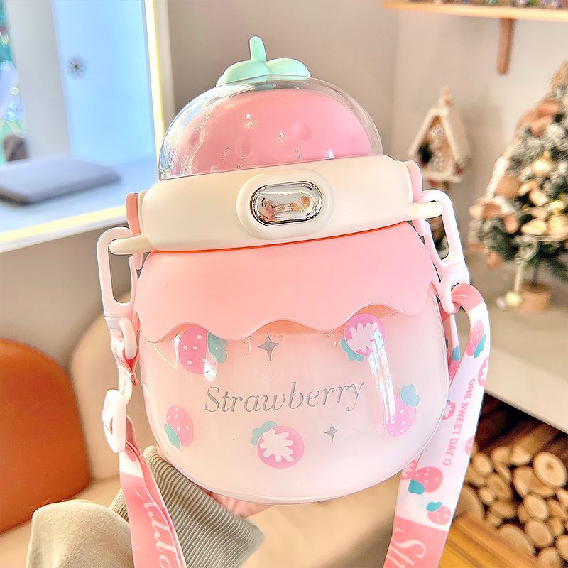 Big Belly Straw Water Bottle