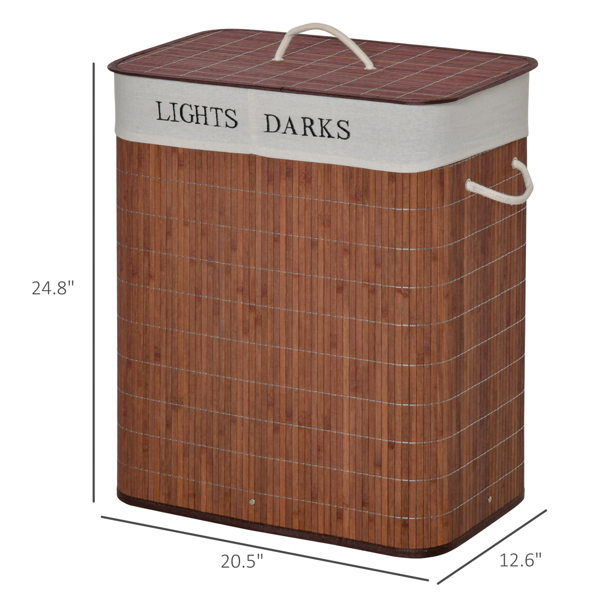 Bamboo Laundry Hamper with Lid