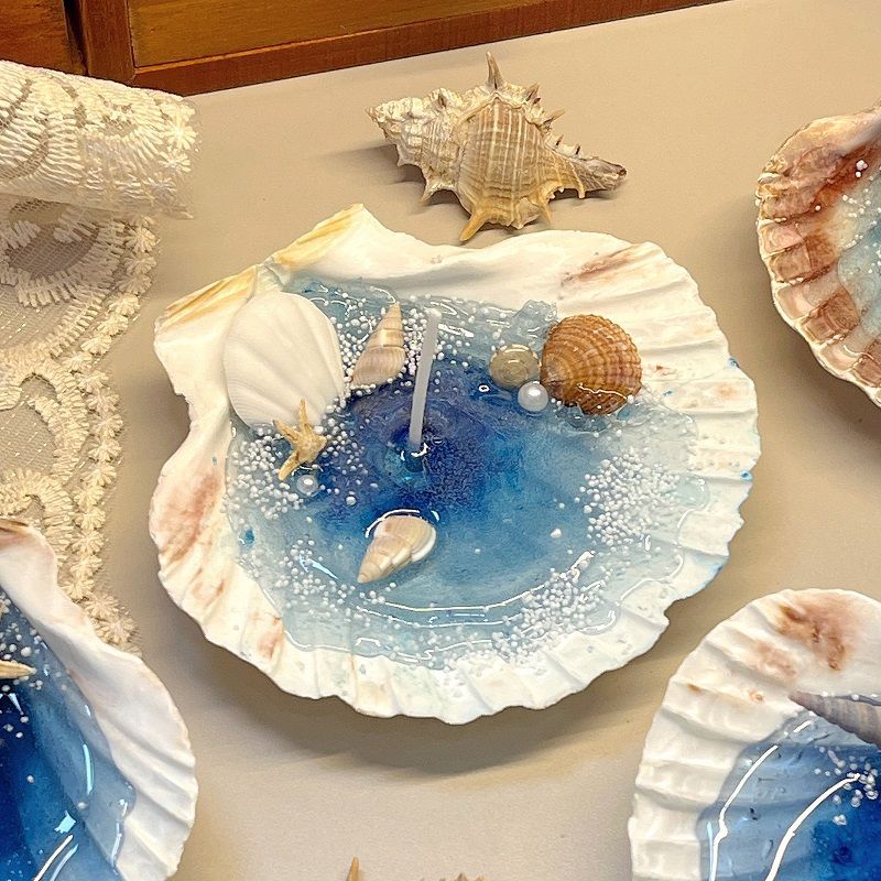 Seashell Candle