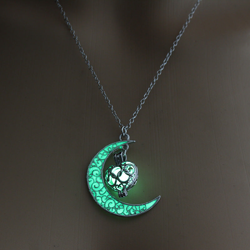 Glow-in-the-Dark Pendant Necklace