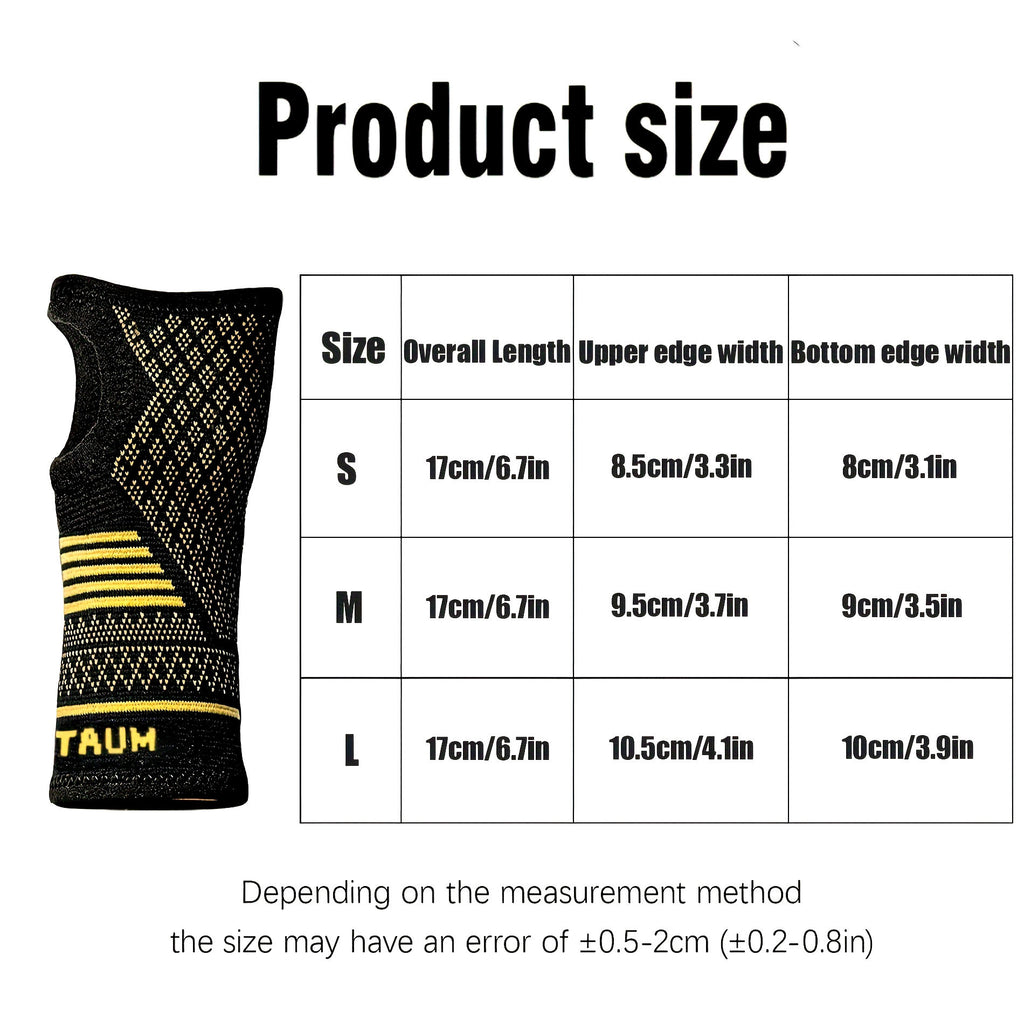 Wrist Compression Sleeves (1 Pair)