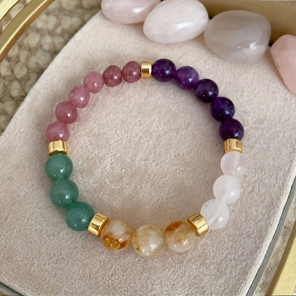 Natural Stone Beaded Bracelet