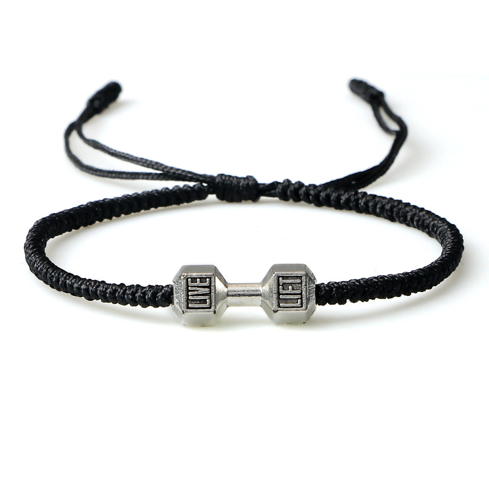 Woven Dumbbell Bracelet