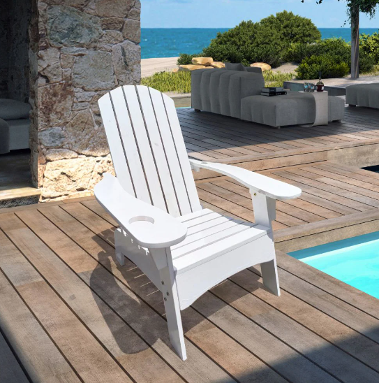 Solid Wood Adirondack Chair
