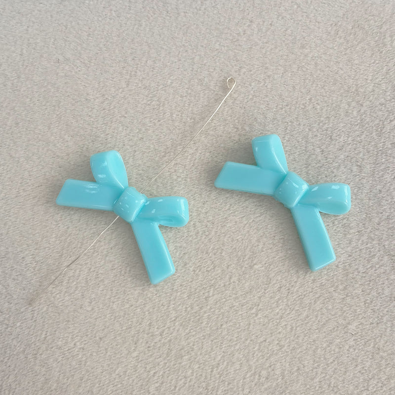 Acrylic Bow Spacer Beads