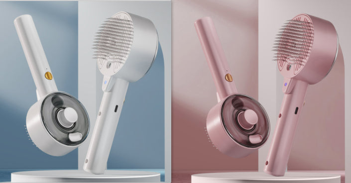 Self-Cleaning Pet Steam Brush
