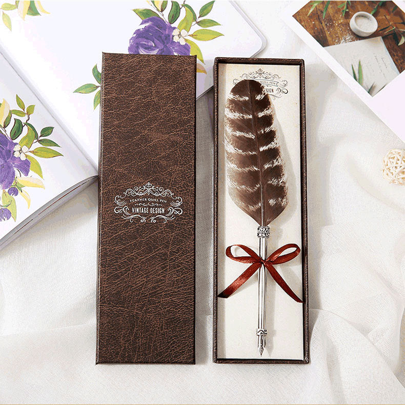 Feather Quill Pen Gift Set