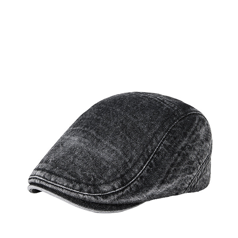Denim Newsboy Cap