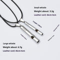 Steel Whistle Keychain