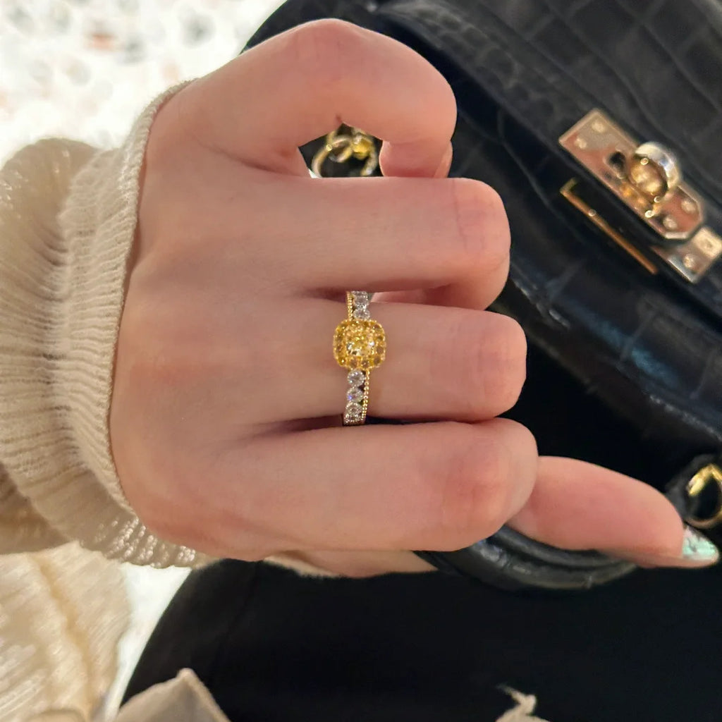 Sugar Cube Crystal Ring