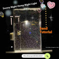 DIY Snowy Village Night Light