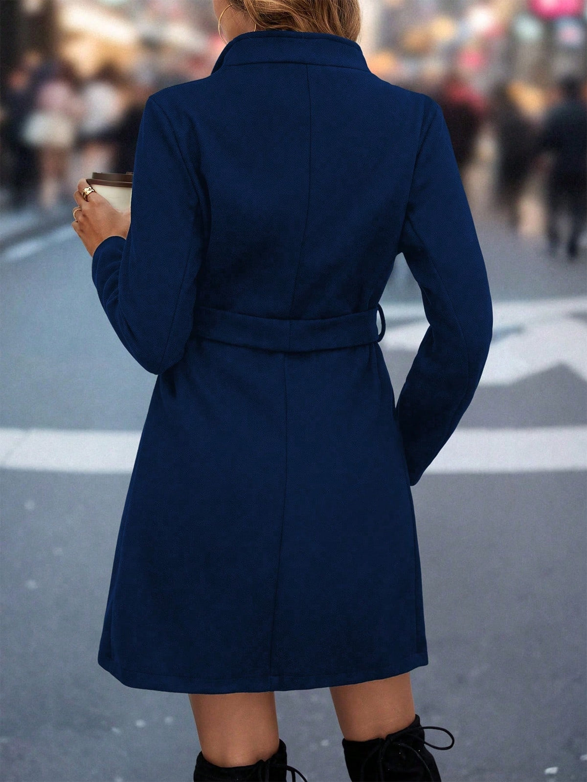Belted Mid-Length Coat