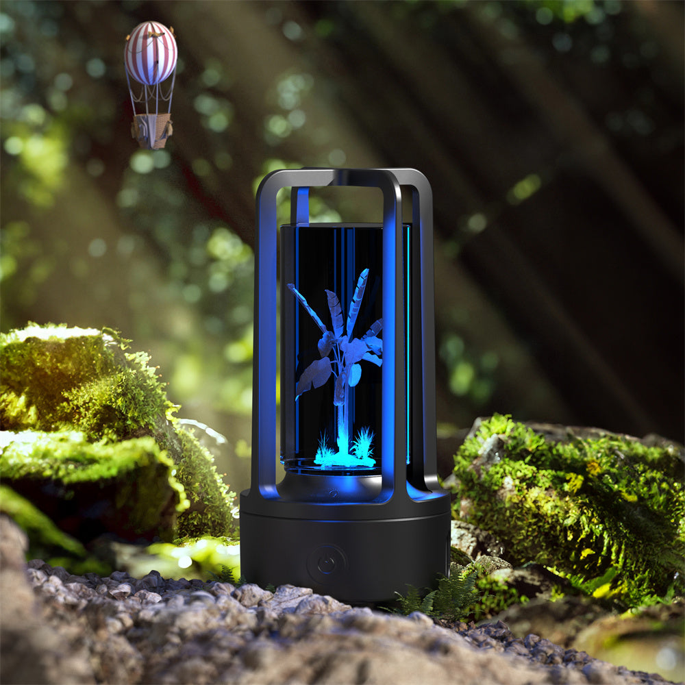 Acrylic Night Lamp & Bluetooth Speaker