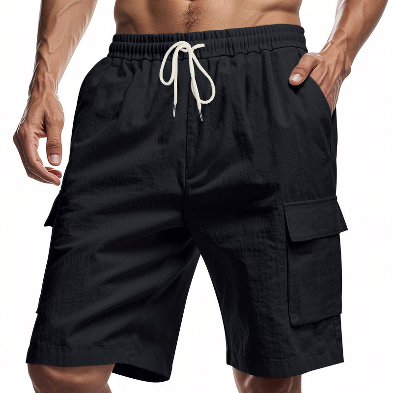 Men's Linen Drawstring Shorts