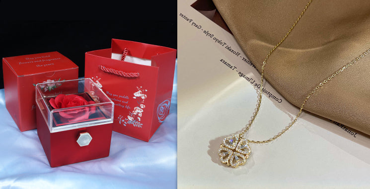 4-in-1 Heart Clover Necklace