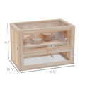 Extra-Large Wooden Hamster Cage (45")