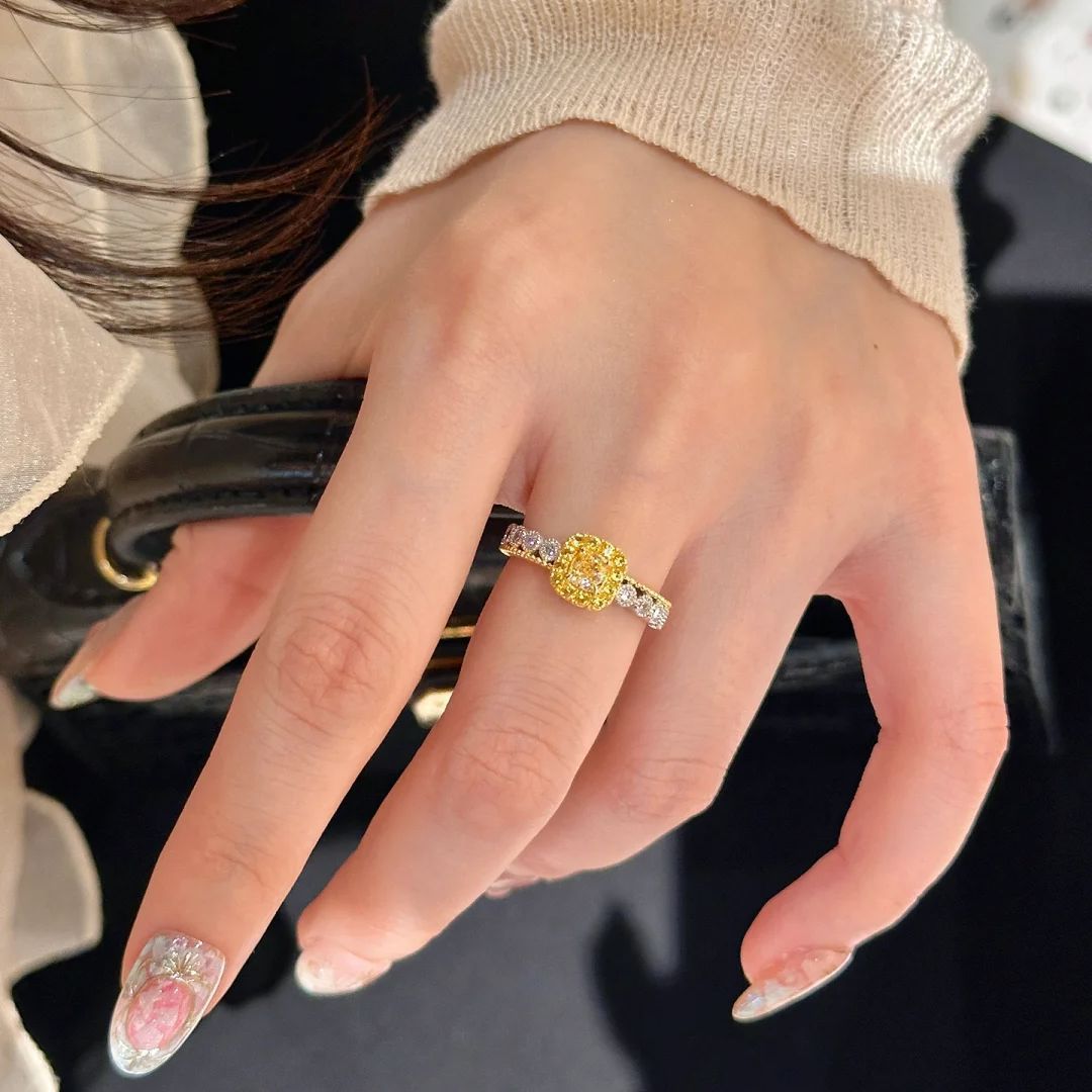 Sugar Cube Crystal Ring