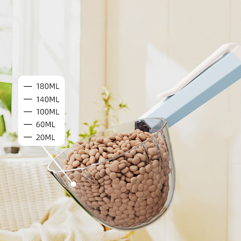 Pet Food Scoop with Bag Clip