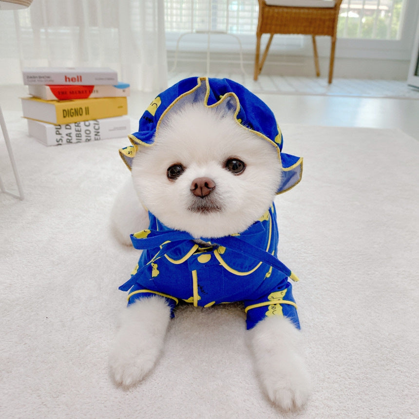 Candy Bear Pet Pajamas with Hat