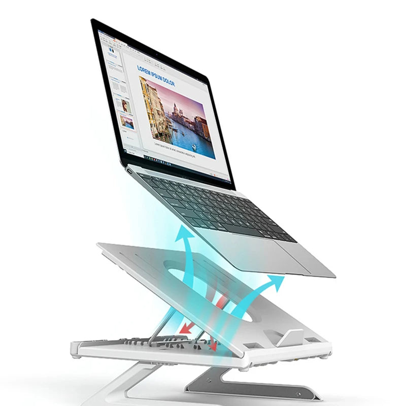 Foldable Aluminum Laptop & Monitor Stand