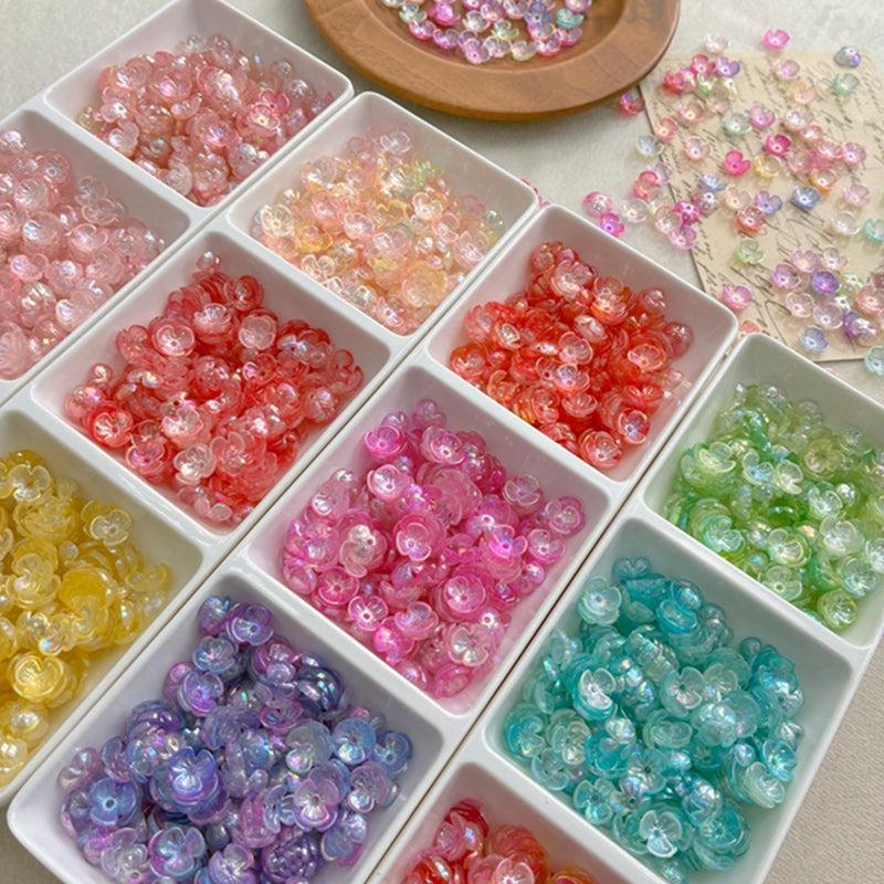 Glow-in-the-Dark Flower Beads